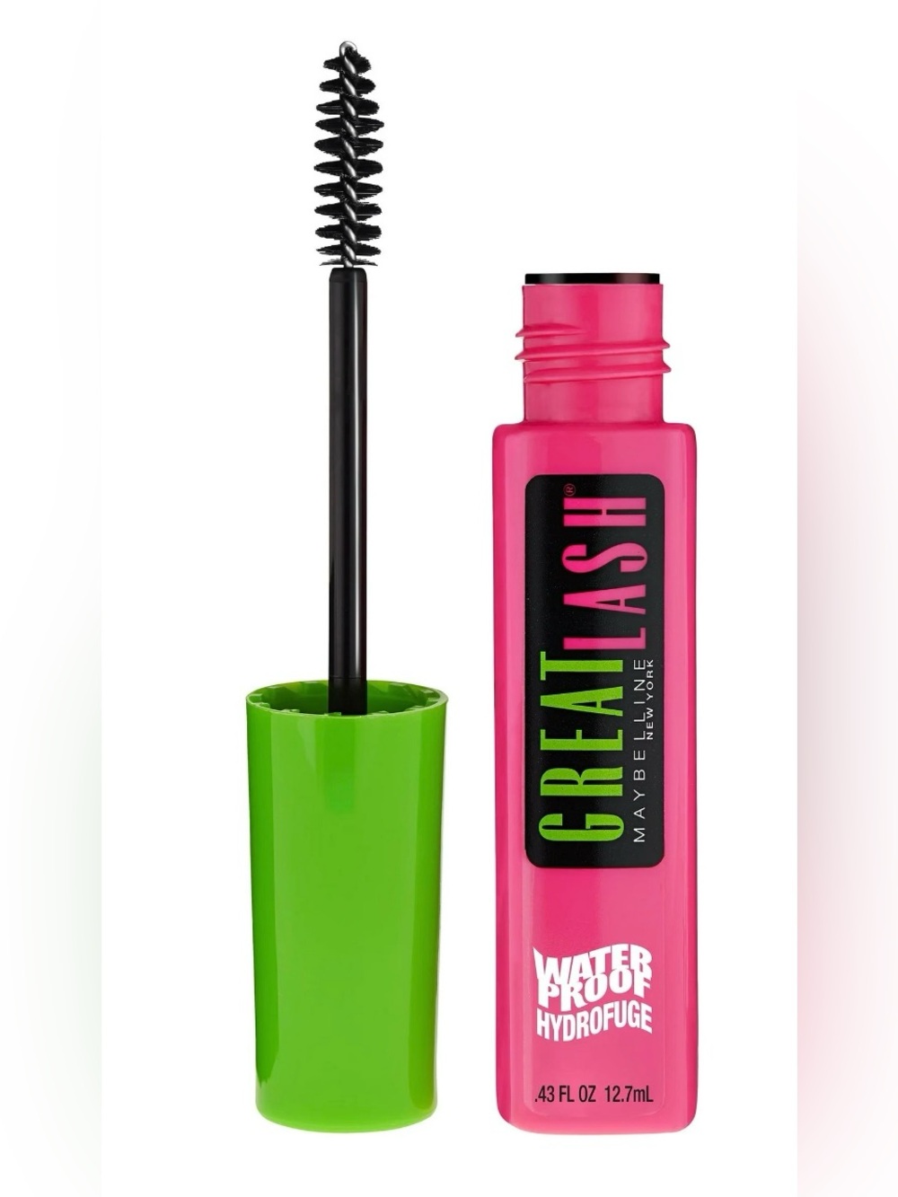 SET OF 3 Maybelline Great Lash Lengthening Mascara 112 Waterproof Brownish Black